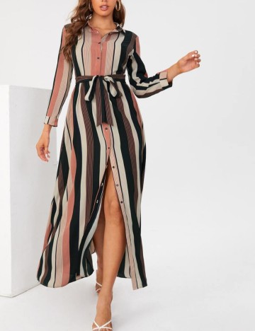 Rochie midi Shein, mix culori