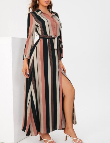 Rochie midi Shein, mix culori