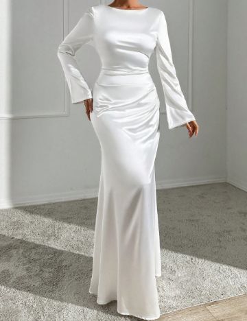 Rochie maxi Shein, alb