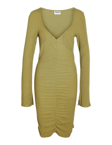 Rochie mini Noisy May, kaki