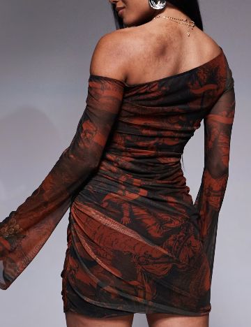 Rochie mini ASOS, mix culori