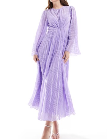 Rochie midi ASOS, mov