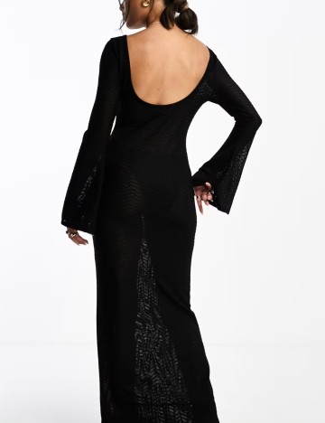 Rochie maxi ASOS, negru