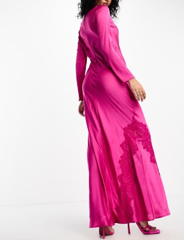 Rochie maxi ASOS, roz