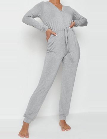 Salopetă lungă Missguided, gri
