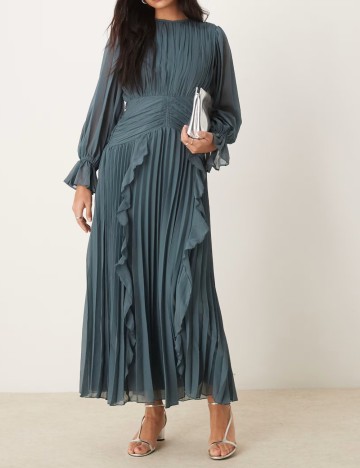 Rochie maxi ASOS, albastru