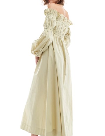 Rochie maxi ASOS, verde