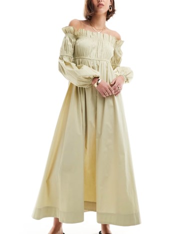 Rochie maxi ASOS, verde