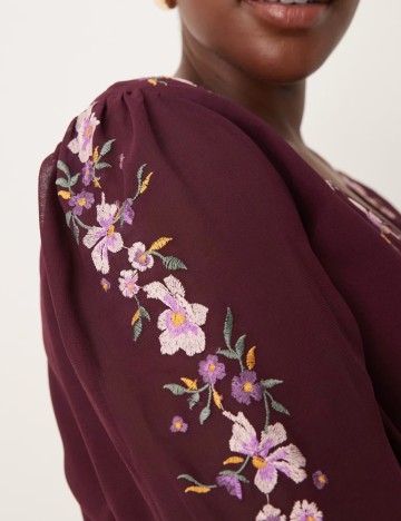 Rochie maxi ASOS, mov