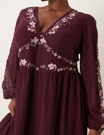 Rochie maxi ASOS, mov