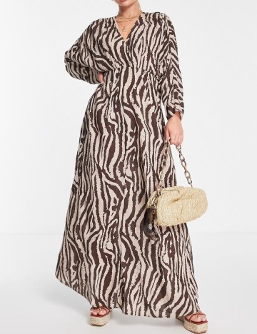 Rochie maxi ASOS, mix culori