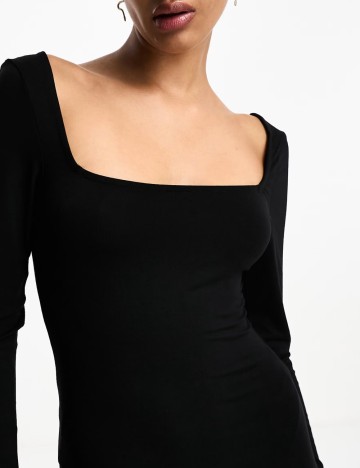 Rochie midi ASOS, negru