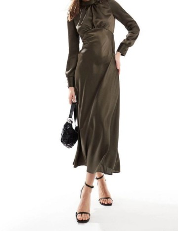 Rochie maxi ASOS, verde