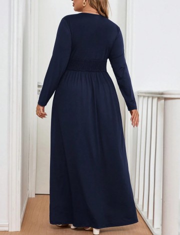 Rochie maxi Shein Curve+, albastru