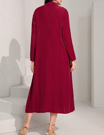 Set Rochie și Cardigan Shein, vișiniu