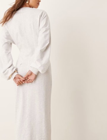 Rochie maxi ASOS, gri