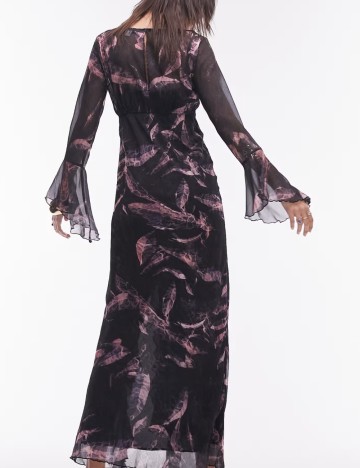 Rochie midi Topshop, mix culori