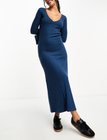 Rochie maxi ASOS, albastru