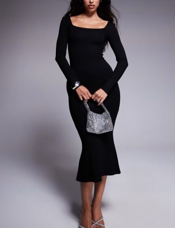 Rochie maxi ASOS, negru