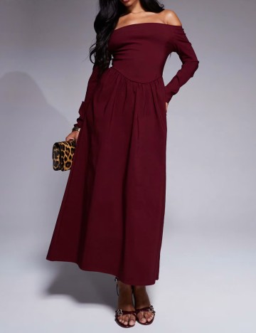 Rochie maxi ASOS, vișiniu