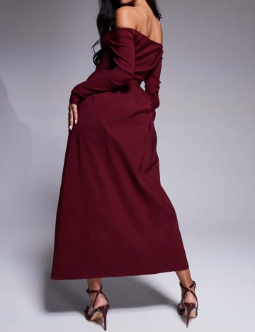 Rochie maxi ASOS, vișiniu