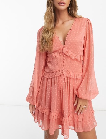 Rochie mini ASOS, portocaliu