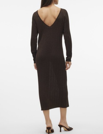 Rochie midi Vero Moda, maro