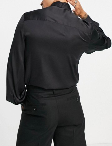 Cămașă ASOS, negru