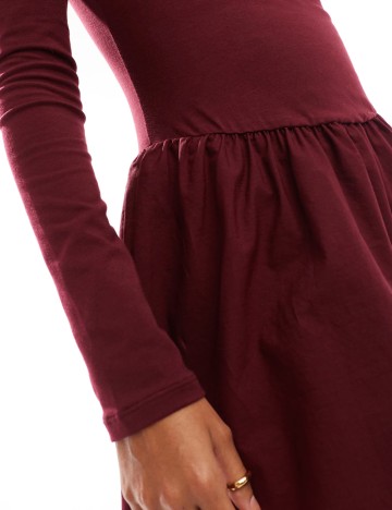 Rochie mini ASOS, vișiniu