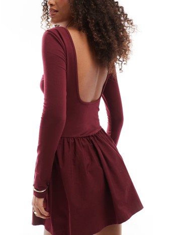 Rochie mini ASOS, vișiniu