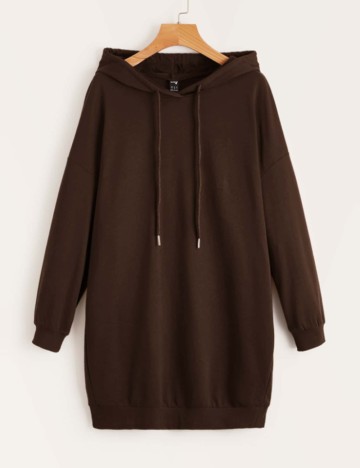 Rochie tip hanorac Shein, maro