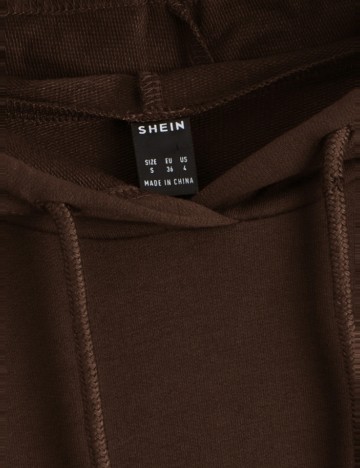 Rochie tip hanorac Shein, maro