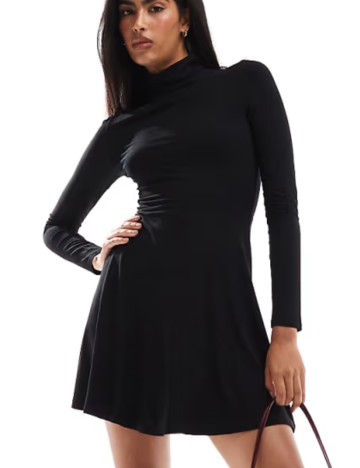 Rochie mini Miss Selfridge, negru