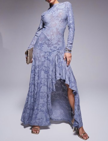 Rochie maxi ASOS, albastru