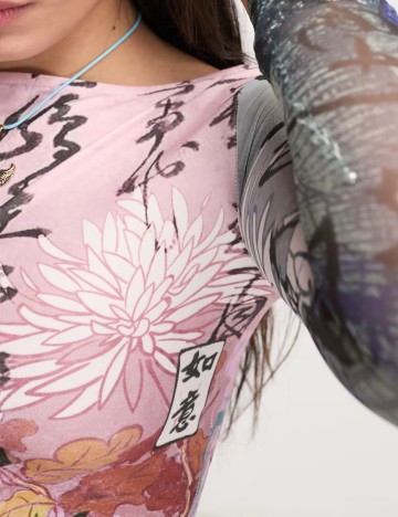 Bluză Reclaimed vintage, mix culori