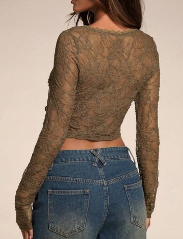 Bluză Shein BAE, kaki