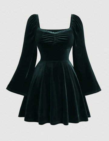 Rochie mini Shein Curve+, verde