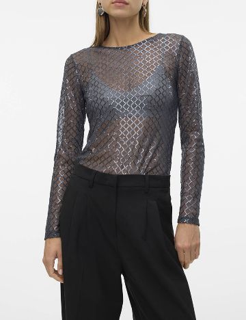 Bluză Vero Moda, gri