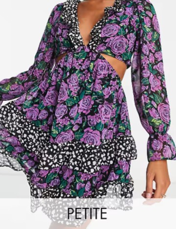 Rochie mini Miss Selfridge, mix culori