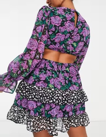 Rochie mini Miss Selfridge, mix culori