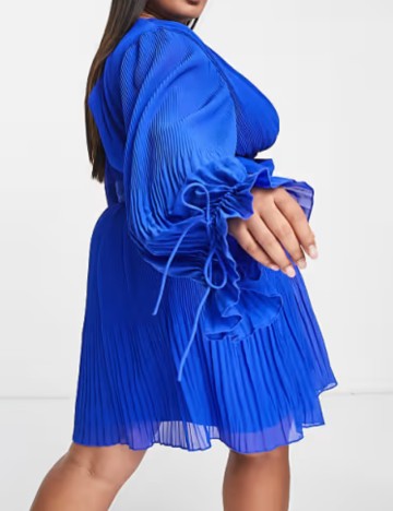 Rochie midi ASOS, albastru