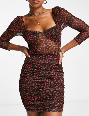 Rochie mini ASOS, mix culori