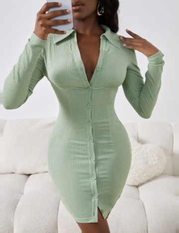 Rochie mini Shein, verde