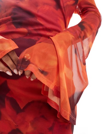 Rochie maxi ASOS, mix culori