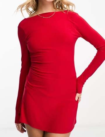 Rochie tip salopetă ASOS, roșu