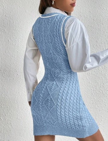 Rochie mini Shein, albastru