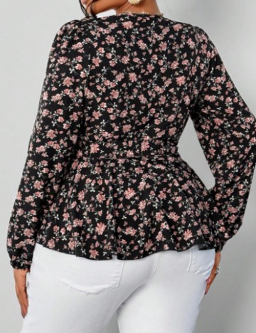 Cămașă Shein Curve+, negru