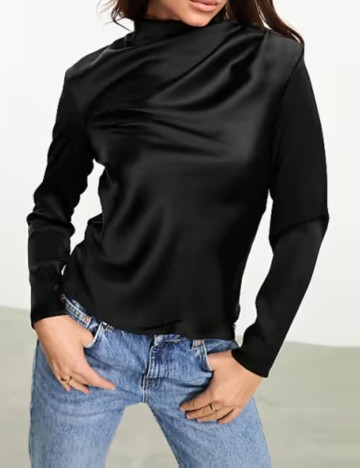 Cămașă ASOS, negru