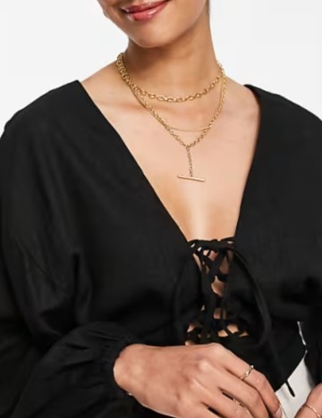 Top ASOS, negru