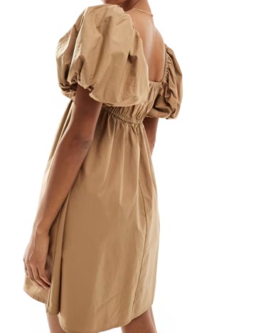 Rochie mini ASOS, bej